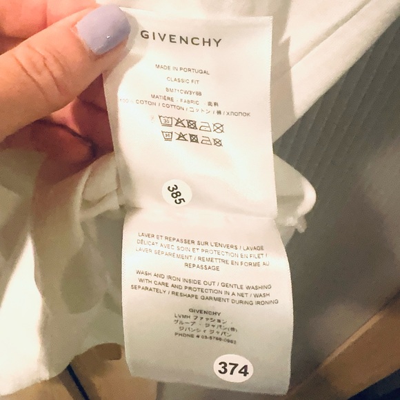 🌙🦋 Givenchy College Embroidered Logo T-Shirt 🌙🦋 - Picture 5 of 5